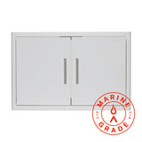 Blaze Marine Grade 32-Inch Double Access Door with Paper Towel Holder