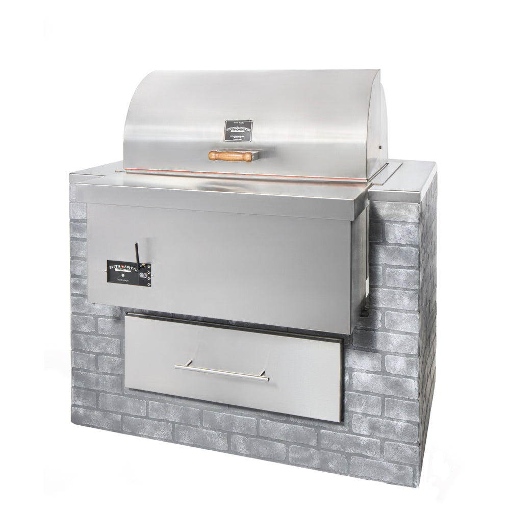 Pitts and Spitts 35" Built In Pellet Grill
