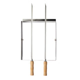 Churrasco Stainless Steel Skewer with Wood Handle