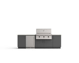 Urban Bonfire Dusk 42 outdoor kitchen in Anthracite; example finish, appliances sold separately