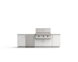 Urban Bonfire Dusk 42 outdoor kitchen in Chantilly; example finish, appliances sold separately