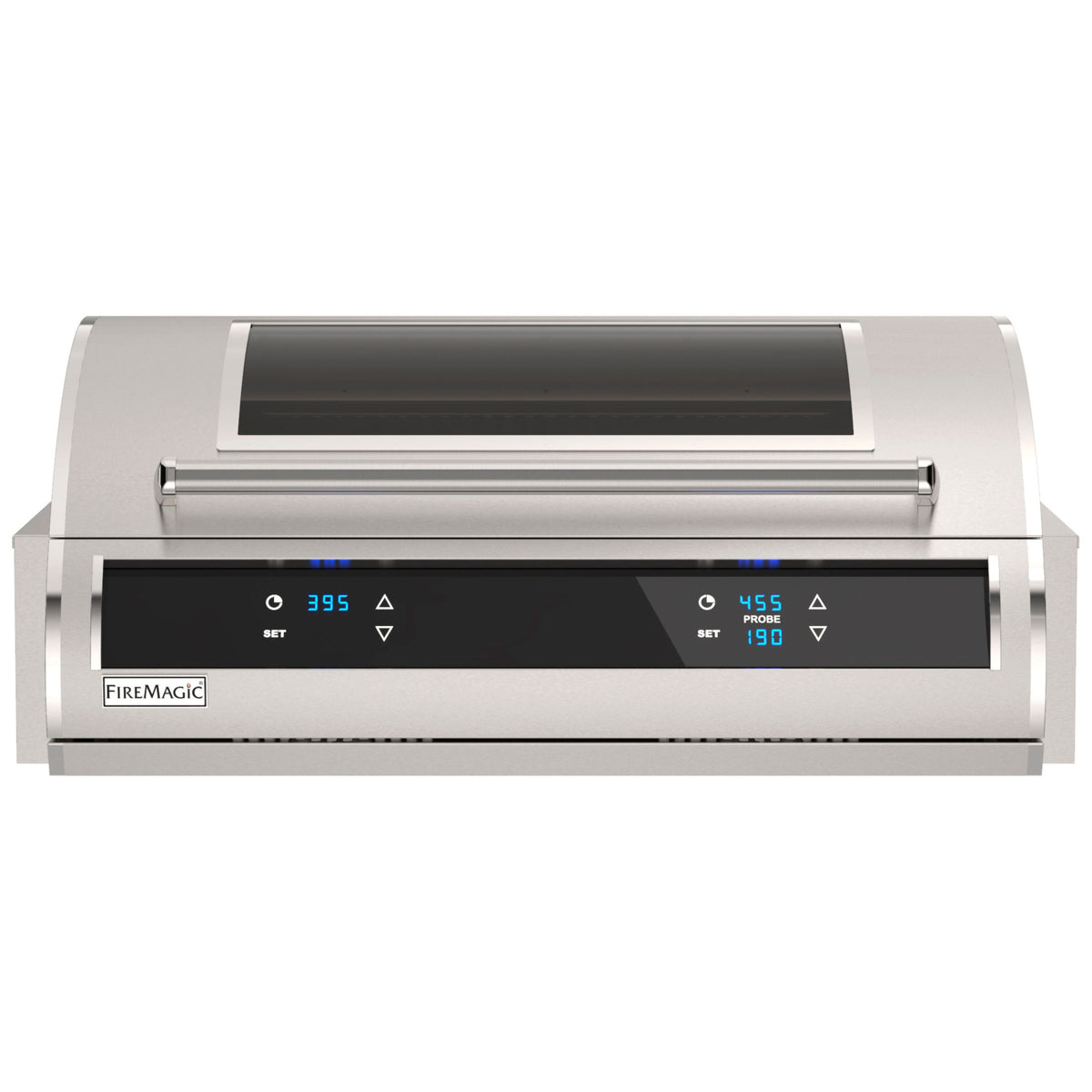 Fire Magic EL500i stainless steel built-in electric grill with viewing window and dual controls