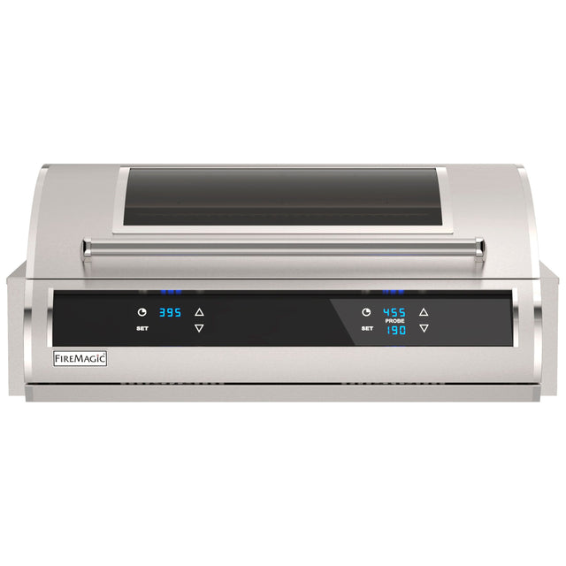 Fire Magic EL500i stainless steel built-in electric grill with viewing window and dual controls