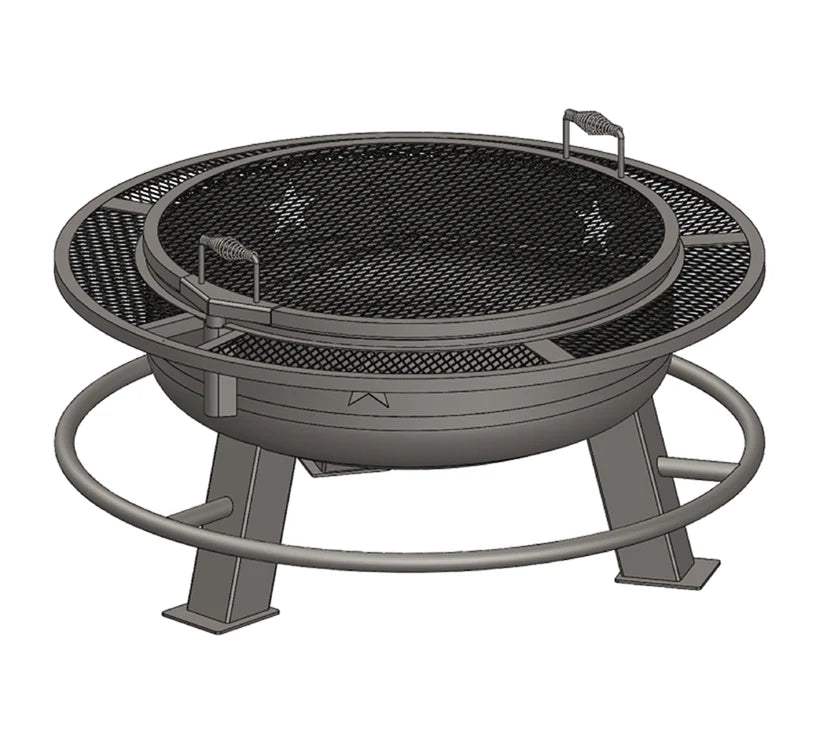 Houston fire pit, Old Country BBQ Fire Pit, Texas made fire pit