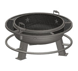Houston fire pit, Old Country BBQ Fire Pit, Texas made fire pit