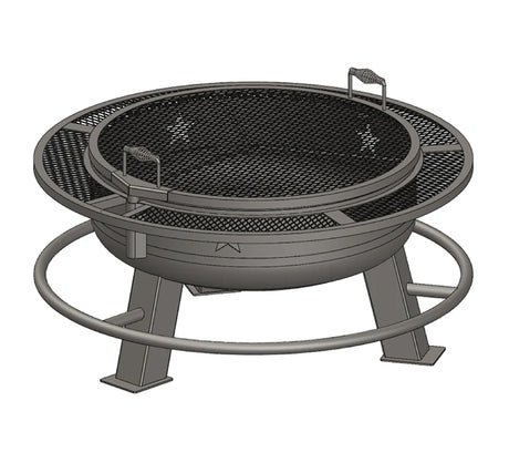 Houston fire pit, Old Country BBQ Fire Pit, Texas made fire pit