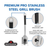 Napoleon Premium Stainless Steel Grill Brush PRO Series