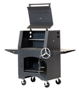 Sunterra Ironclad 30" Adjustable Charcoal Grill with Pizza Stone