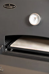 Sunterra Ironclad 30" Adjustable Charcoal Grill with Pizza Stone