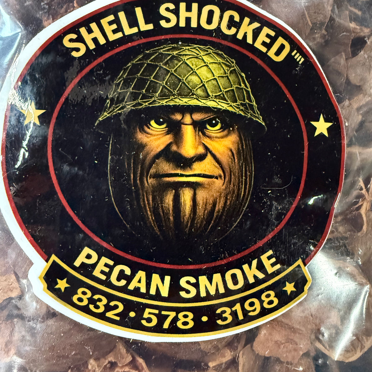 Shell Shocked Pecan Smoke 3LB Large – Texas Star Grill Shop