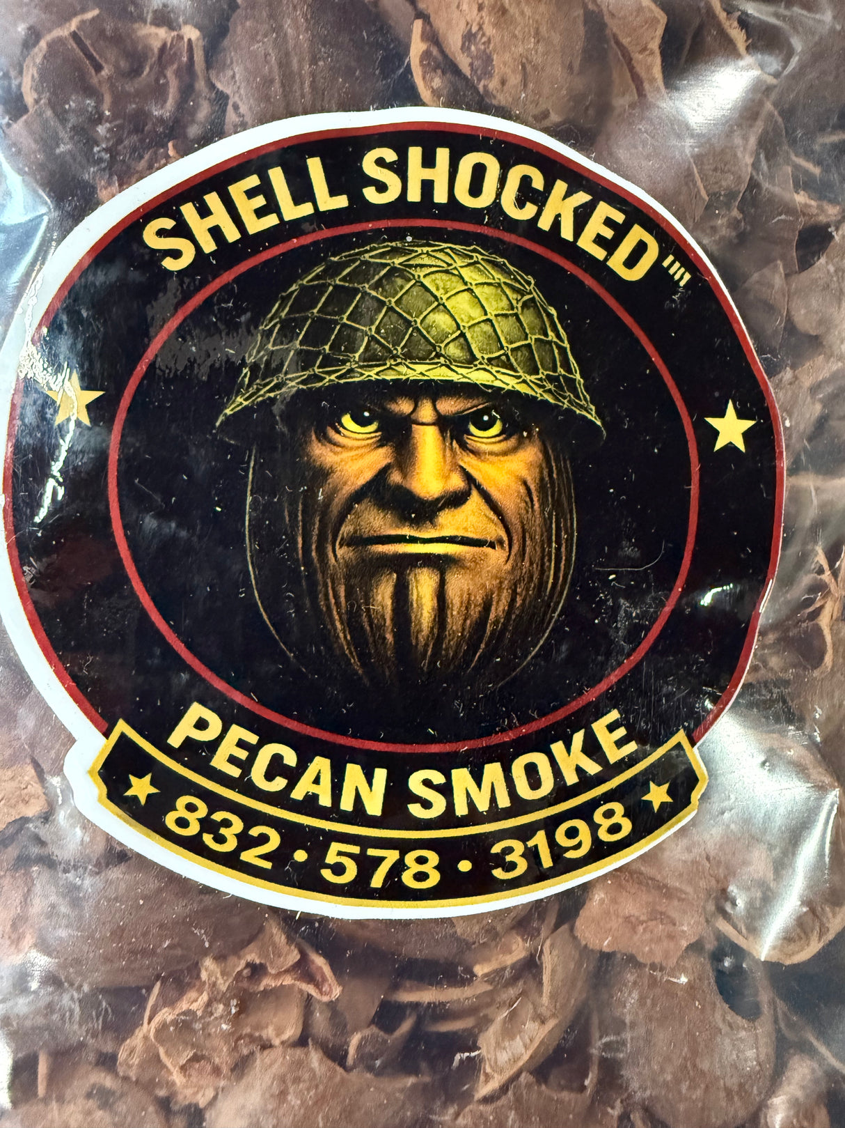Shell Shocked  Pecan Smoke 3LB Large