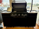*Open Box* Broil King Baron Shadow 590i 4-Burner Gas Grill With Rotisserie & Side Burner Grill Island