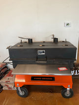 [Floor Demo] Yoder Smokers 24x36 Charcoal Flattop on Orange Competition Cart