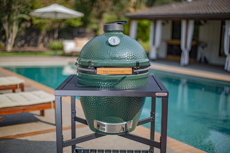 Large XL Big Green Egg in Modular Nest - available at Texas Star Grill Shop - Houston's #1 Kamado Ceramic Grill Dealer - free assembly and delivery