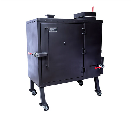 gravity smoker, charcoal gravity, Houston charcoal gravity, old country gravity smoker