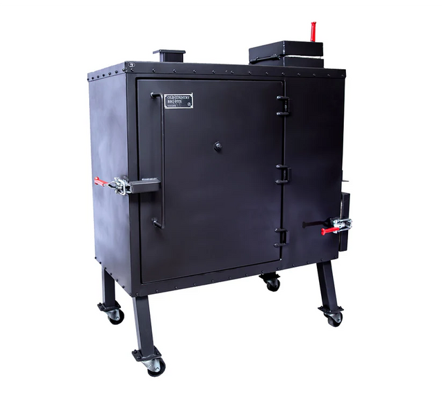 gravity smoker, charcoal gravity, Houston charcoal gravity, old country gravity smoker