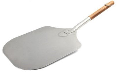 USG Aluminum Pizza Peel with Long Wooden Handle PC0235