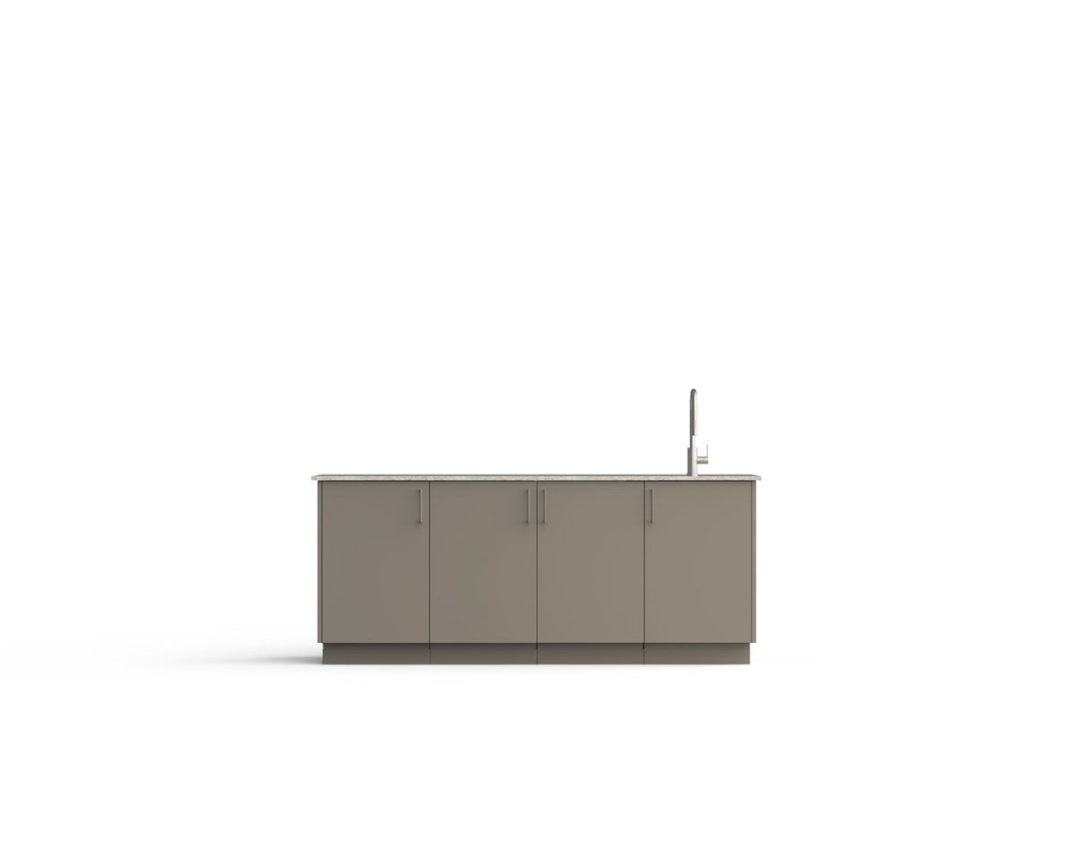 Urban Bonfire Perseid outdoor kitchen in Chantilly; example finish, appliances sold separately