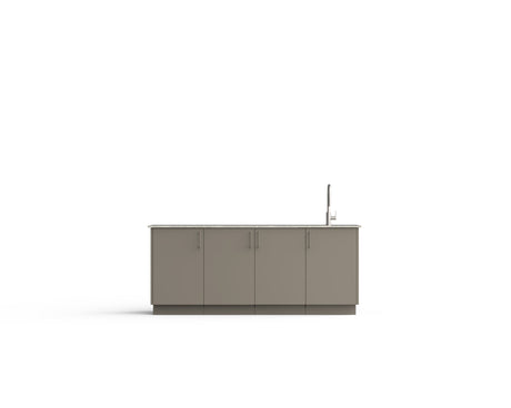 Urban Bonfire Perseid outdoor kitchen in Chantilly; example finish, appliances sold separately