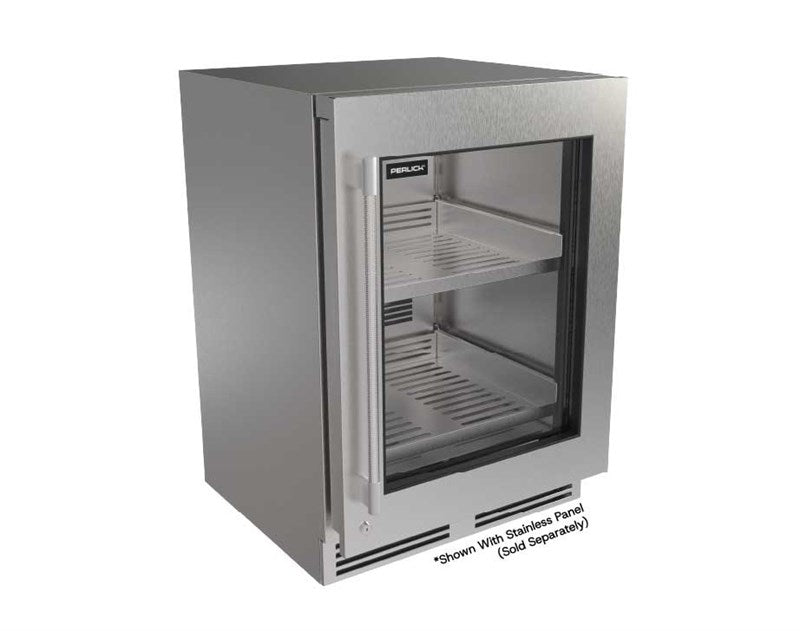 Perlick G5 Luxe 24" Indoor/Outdoor Premium Refrigerator Glass Door