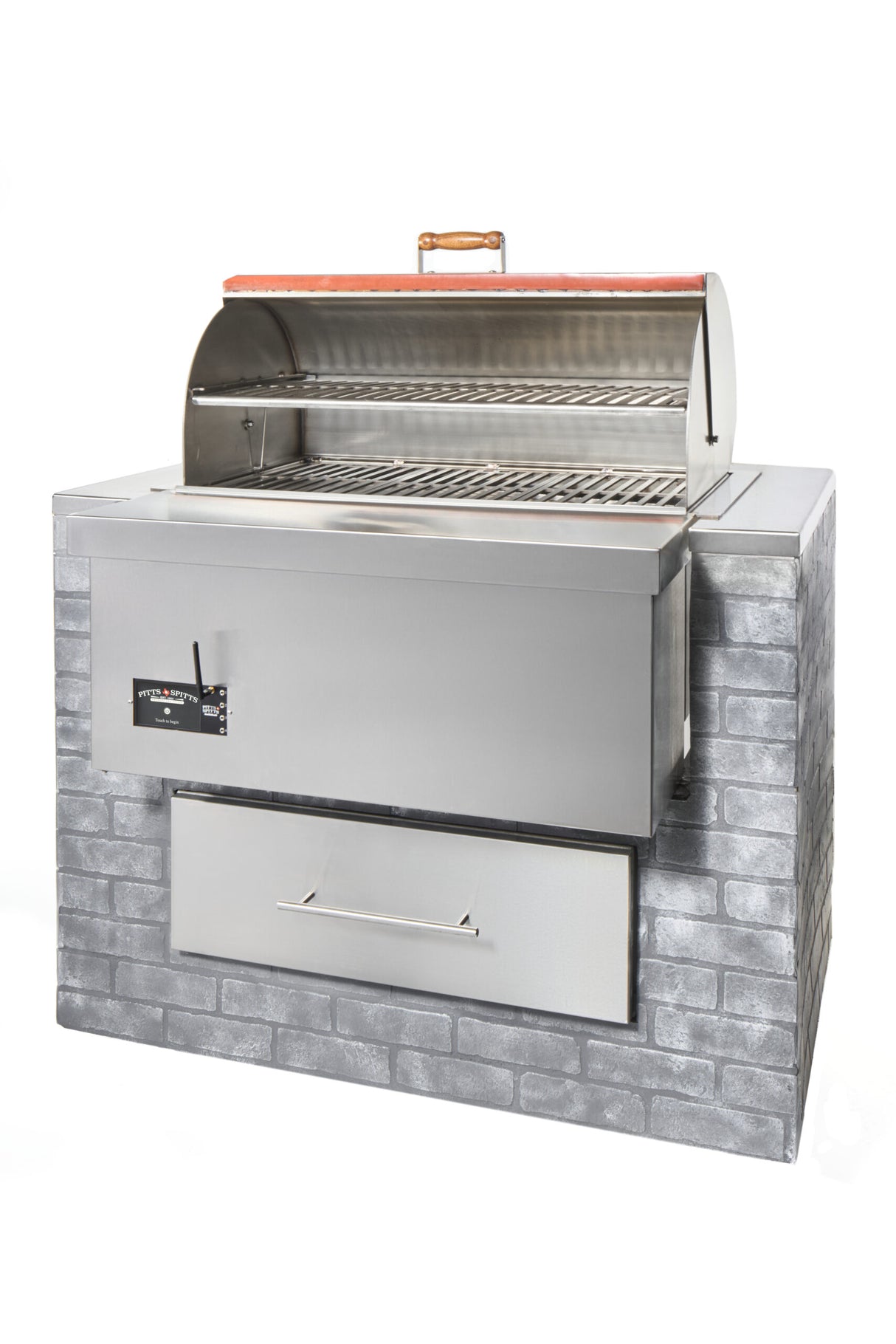 Pitts and Spitts 35" Built In Pellet Grill