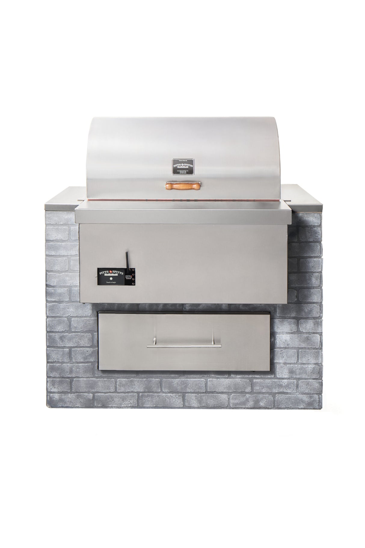Pitts and Spitts 35" Built In Pellet Grill