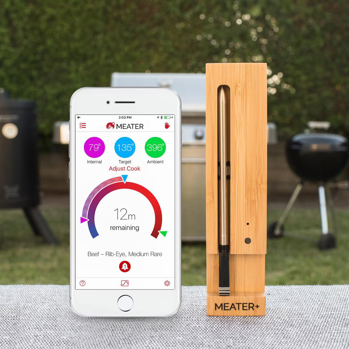 MEATER+ Extended Range Wireless Bluetooth Smart Meat Thermometer