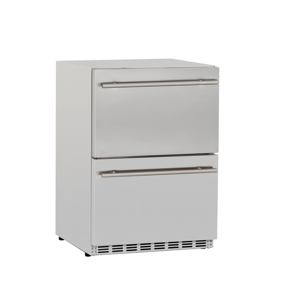 Stainless Two Drawer Refrigerator - 5.3 Cu. Ft. - UL Rated