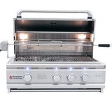 RCS 30" Cutlass Pro Grill W/ Rear Burner & Blue LEDs - Texas Star Grill Shop RON30A-LP, Houston, Renaissance Cooking Systems (RCS) Houston