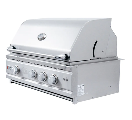 RCS 30" Cutlass Pro Grill W/ Rear Burner & Blue LEDs - Texas Star Grill Shop RON30A-LP, Houston, Renaissance Cooking Systems (RCS) Houston