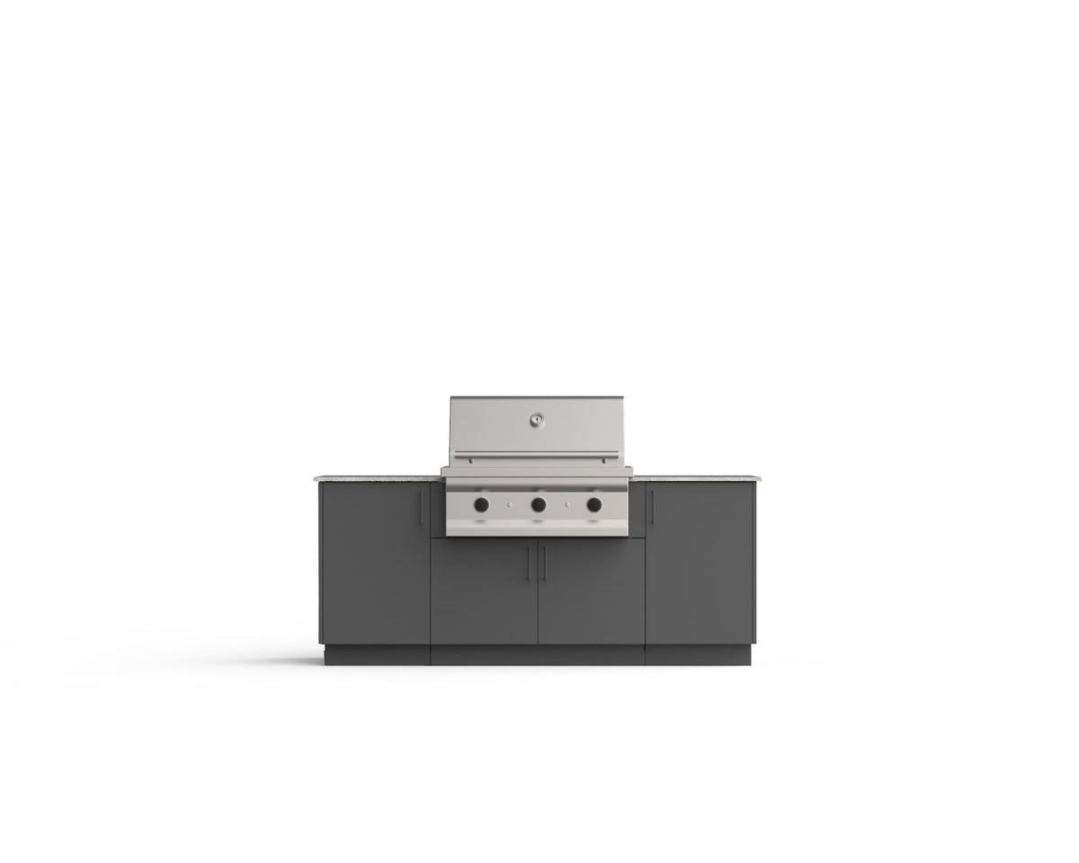 Urban Bonfire Sierra 36 in Anthracite, shown with a grill that is sold separately