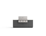 Urban Bonfire Sierra 42 outdoor kitchen in Anthracite; example finish, appliances sold separately