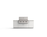 Urban Bonfire Sierra 42 outdoor kitchen in Chantilly; example finish, appliances sold separately