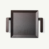 Made In Small Carbon Steel Griddle with 2 Leather Sleeves