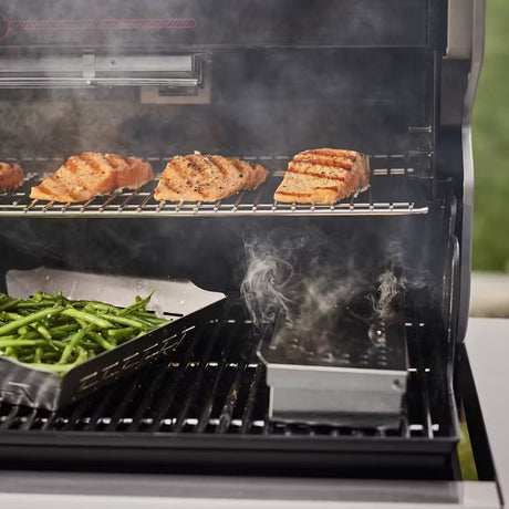 Wood Fire Smoke with the Weber Summit Grill