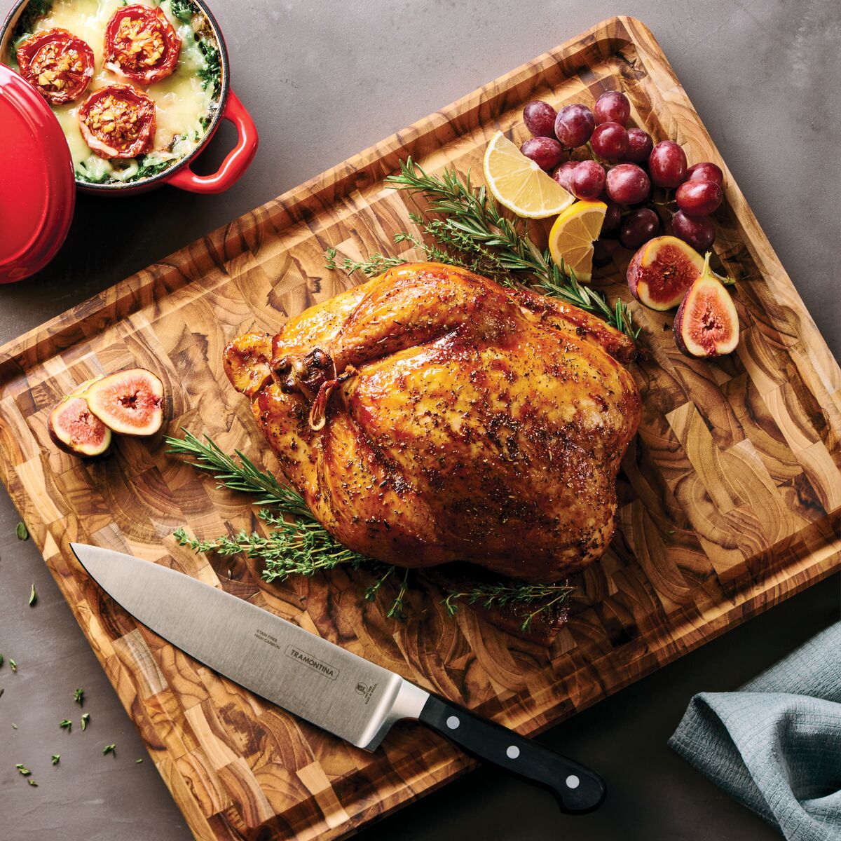 Tramontina Churrasco BBQ End Grain Cutting Board - Texas Star Grill Shop 3