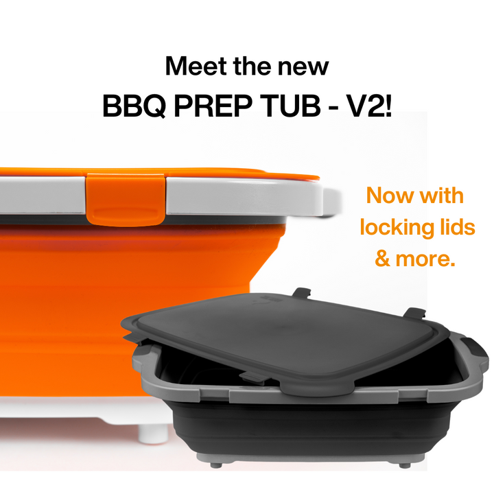 DRIPEZ XL Prep Tub with Locking Lid V2 - Black TUBV2-XL-1-BL