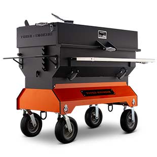 Yoder Competition Cart 24x48 Flat Top Grill Orange A4834O