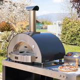Alfa Classico 4 Pizze Propane Pizza Oven - Ardesia Grey - FXCL-4P-GGRA-U