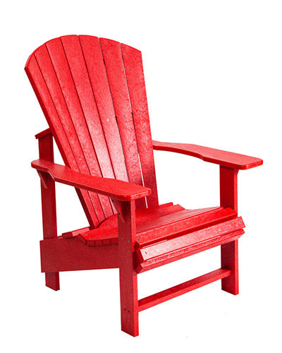 C.R. Plastic Product Upright Adirondack Chair C03
