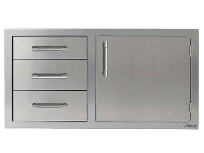 *Open Box* 42" Alfresco 3 Drawers and Door on Right Combo