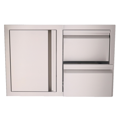 *OPEN BOX* RCS Valiant Double Drawer & Door Combo - Soft Close -Left/Right Swing VDC1SC(L/R)
