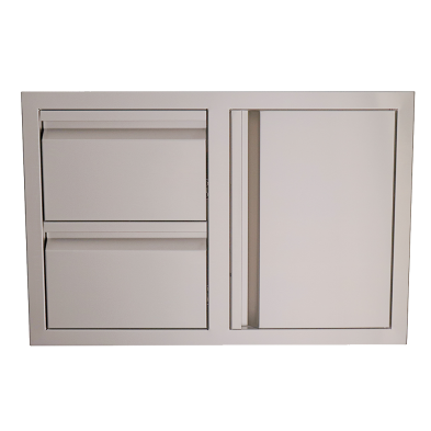 *OPEN BOX* RCS Valiant Double Drawer & Door Combo - Soft Close -Left/Right Swing VDC1SC(L/R)