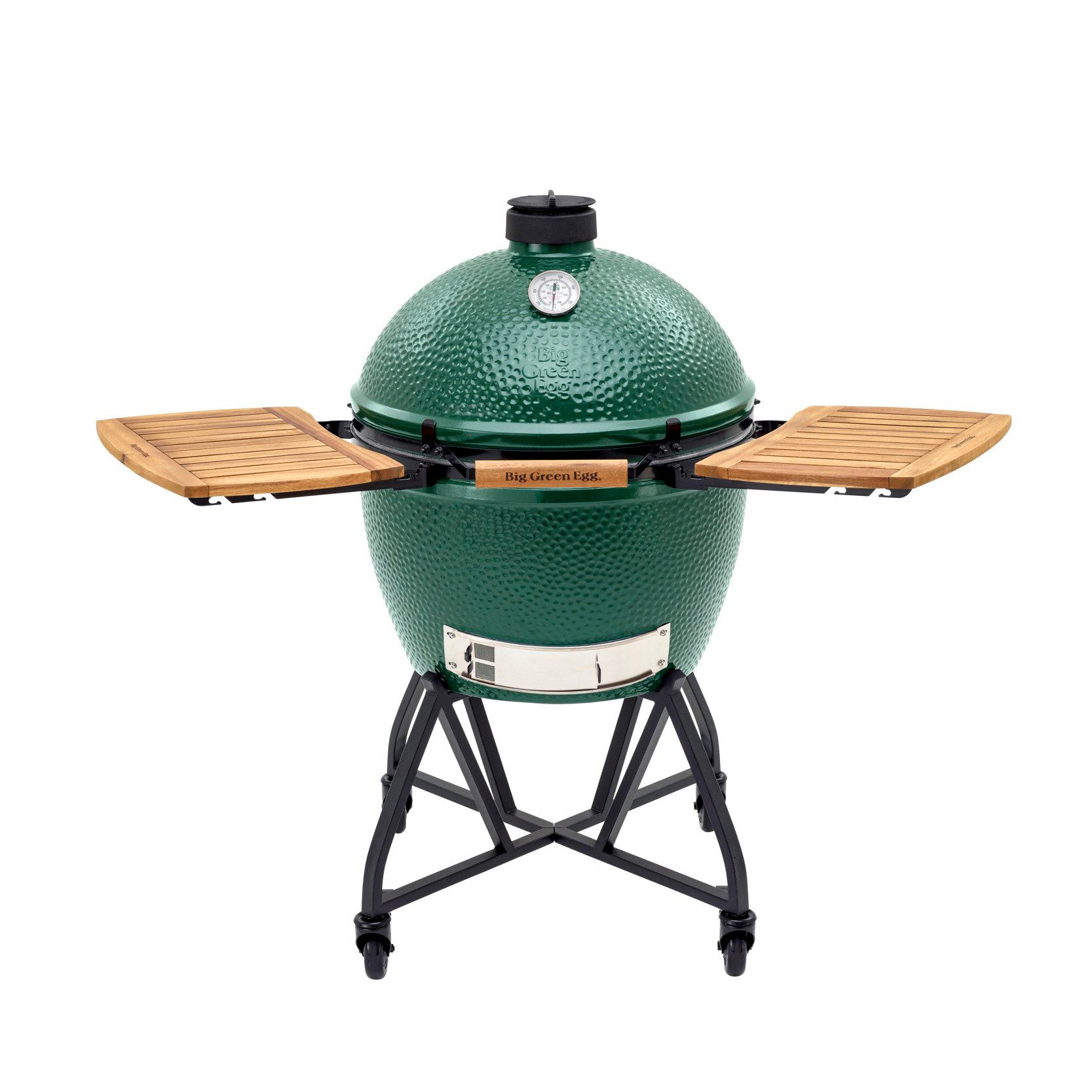 Big Green Egg Charcoal Ceramic Grill with Nest & Shelves