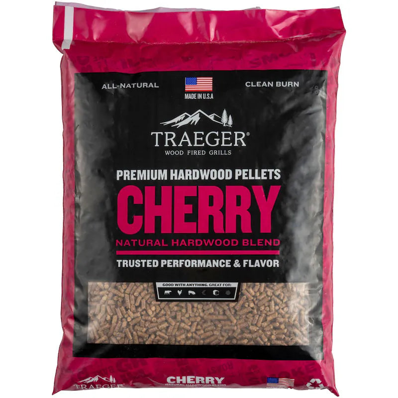 Traeger Cherry Natural Hardwood Pellets | 20 lb. Bag PEL309