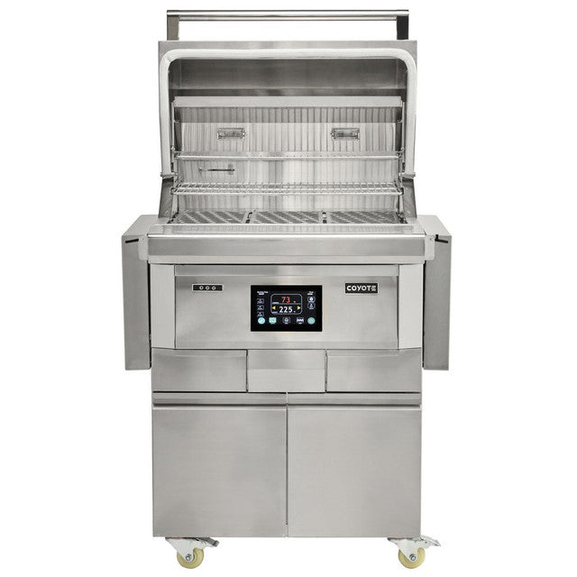 Coyote 28" Next Gen Pellet Grill and Cart - C2P28-FS