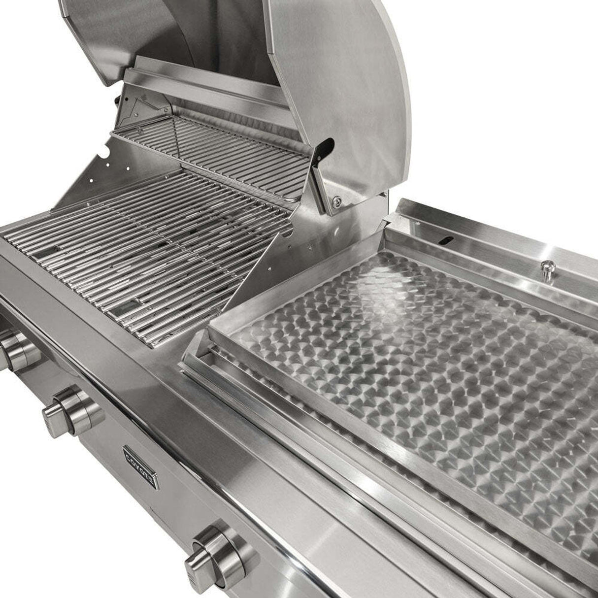 Coyote 50" Combo Built-In Gas Grill and Flat Top Grill - C3CO50(LP/NG)