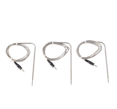 Set of three temperature probes included with Coyote 36" pellet grill.