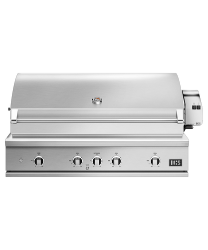 DCS Series 9 48-inch infrared built-in gas grill BE1-48RCI, lid closed