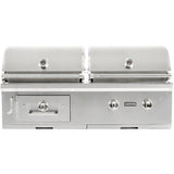 Coyote Centaur 50-Inch Built-In Natural Gas/Charcoal Dual Fuel Grill - C1HY50NG